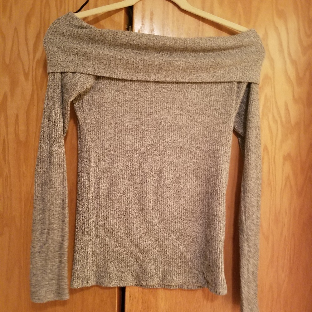 Off the shoulder sweater